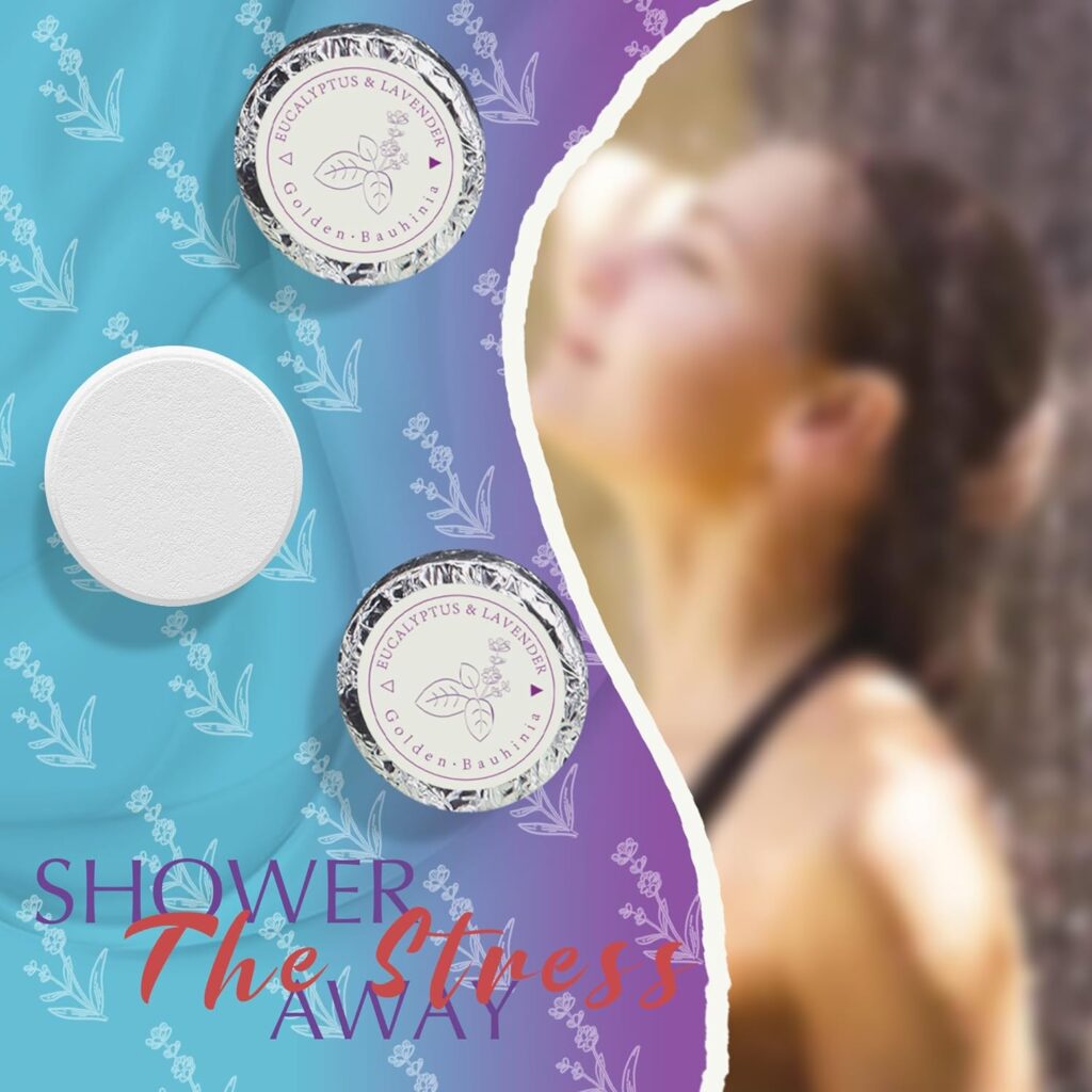 Intensely Refreshing Lavender Aromatherapy Shower Steamers - 16 Pack: Ideal for Valentines Day, Birthday Gifts - The Ultimate Stress Relief  Relaxation Experience for Women and Men